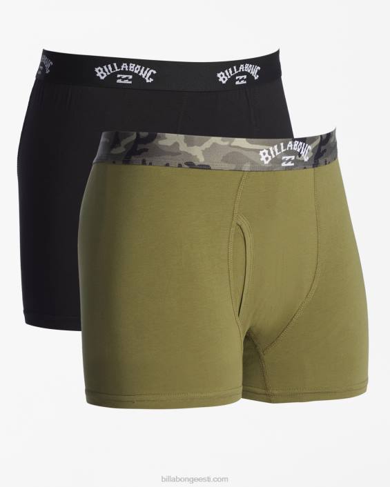 2-pakendilised bokseripüksid mehed oliiv D28T286 Billabong