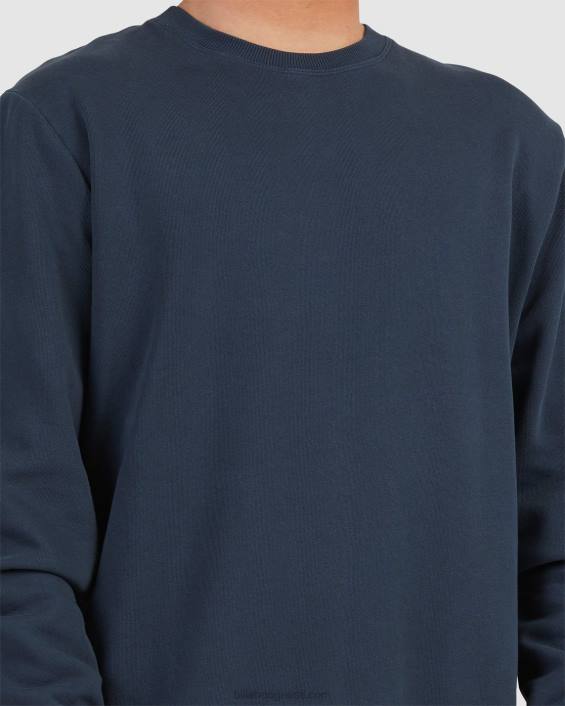 ülevärvitud kaelusega dressipluus mehed merevägi D28T561 Billabong