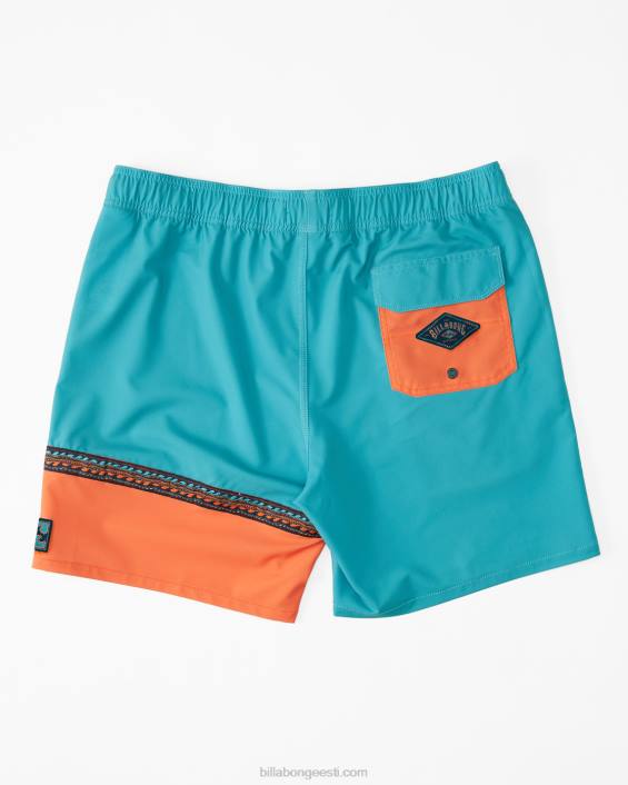 Burleigh layback 17'' lauapüksid mehed aqua D28T110 Billabong