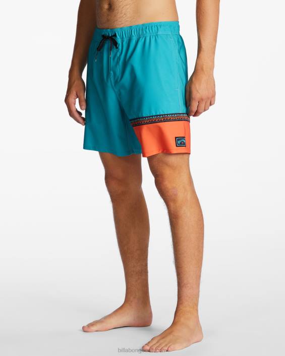 Burleigh layback 17'' lauapüksid mehed aqua D28T110 Billabong