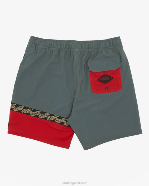 Burleigh layback 17'' lauapüksid mehed salvei D28T10 Billabong