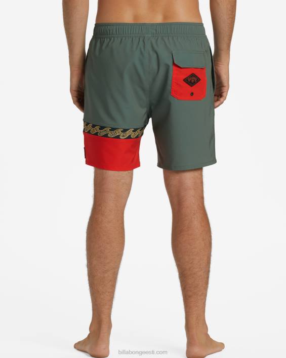 Burleigh layback 17'' lauapüksid mehed salvei D28T10 Billabong