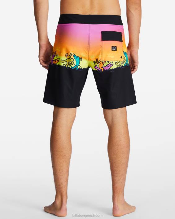 keith haring delfiinide tantsu airlite etendus 19'' lauapüksid mehed mitu D28T1 Billabong