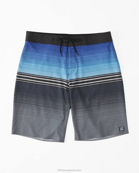 terve päeva kanarbiku triibuga pro performance 20'' boardshorts mehed sinine D28T51 Billabong