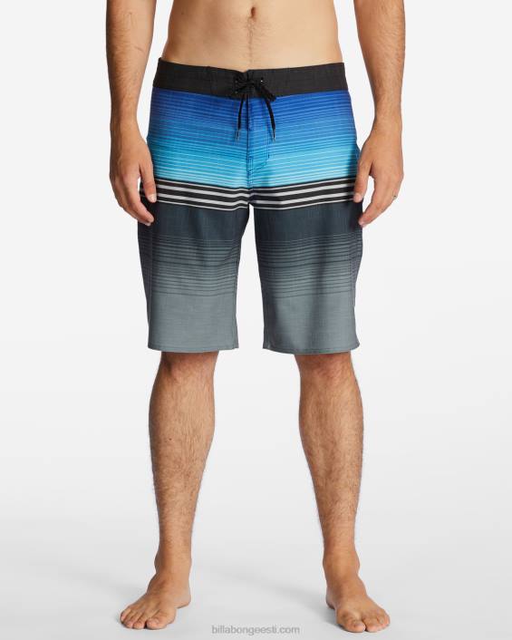 terve päeva kanarbiku triibuga pro performance 20'' boardshorts mehed sinine D28T51 Billabong