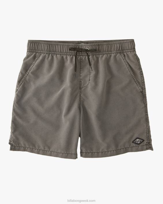 terve päeva ülevärvitud layback püksid 17'' mehed must D28T27 Billabong