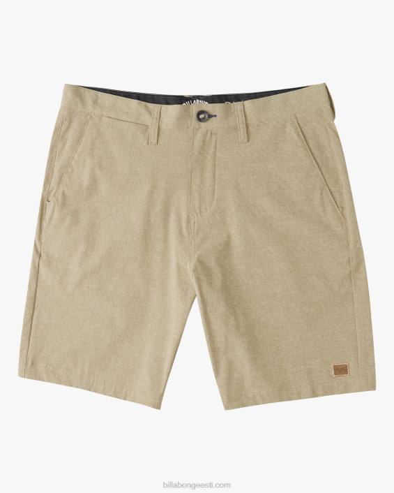 Crossfire keskmised sukelpüksid 19'' mehed khaki D28T273 Billabong