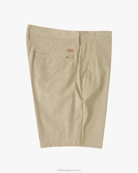 Crossfire keskmised sukelpüksid 19'' mehed khaki D28T273 Billabong