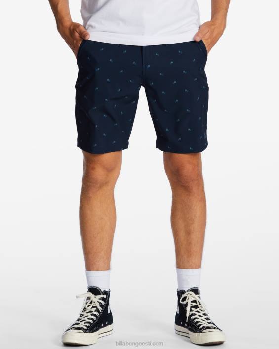 Crossfire mid-sukeldatavad 19-tollised lühikesed püksid mehed merevägi D28T253 Billabong