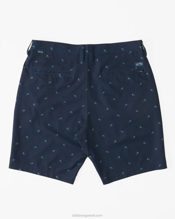 Crossfire mid-sukeldatavad 19-tollised lühikesed püksid mehed merevägi D28T253 Billabong