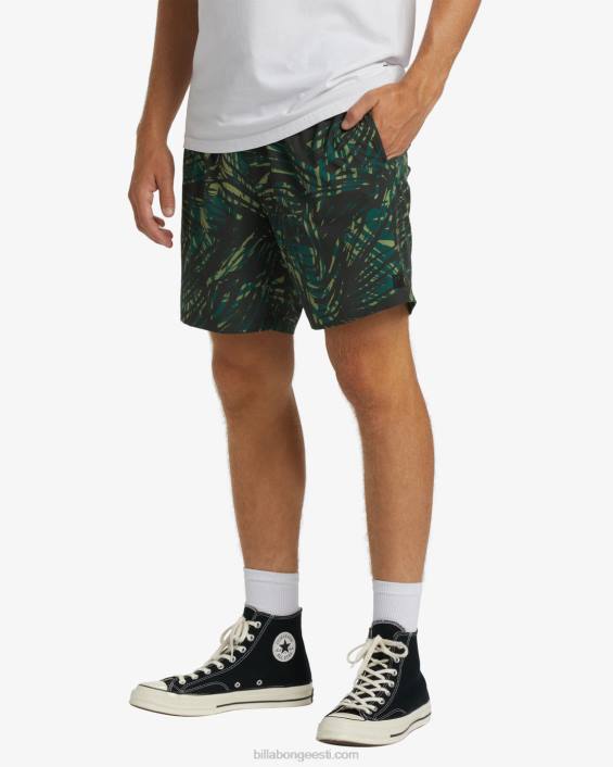 a/div surftrek elastsed vöökohaga lühikesed püksid 17'' mehed džungel D28T379 Billabong