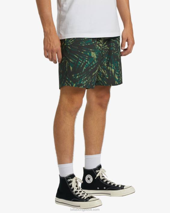 a/div surftrek elastsed vöökohaga lühikesed püksid 17'' mehed džungel D28T379 Billabong