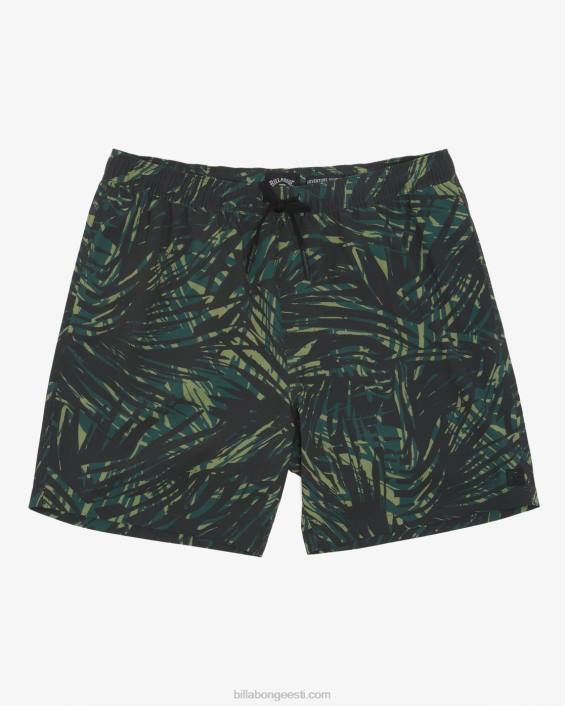 a/div surftrek elastsed vöökohaga lühikesed püksid 17'' mehed džungel D28T379 Billabong