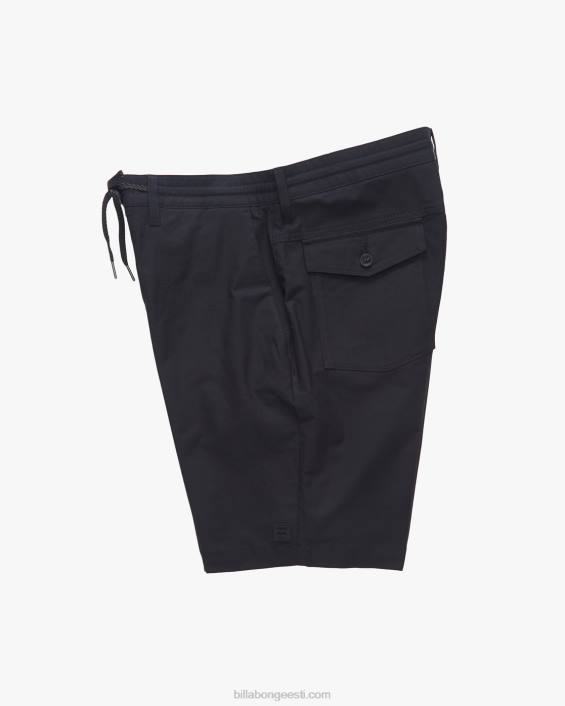 a/div surftrek pluss orgaanilised elastsed vöökohaga lühikesed püksid 19'' mehed must D28T236 Billabong