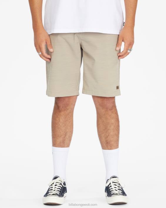 crossfire slub sukelpüksid 21'' mehed hele khaki D28T247 Billabong