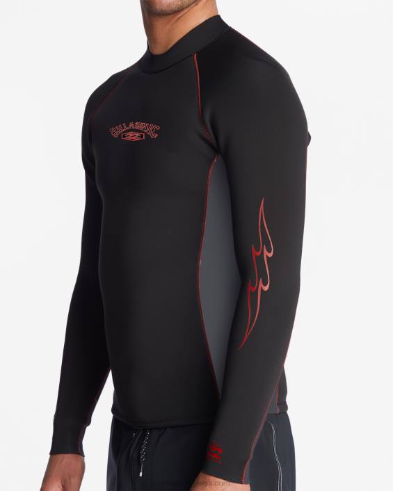 1/1 mm absoluutne märja ülikonna jope mehed must/hall D28T911 Billabong