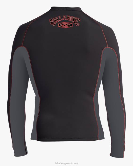 1/1 mm absoluutne märja ülikonna jope mehed must/hall D28T911 Billabong