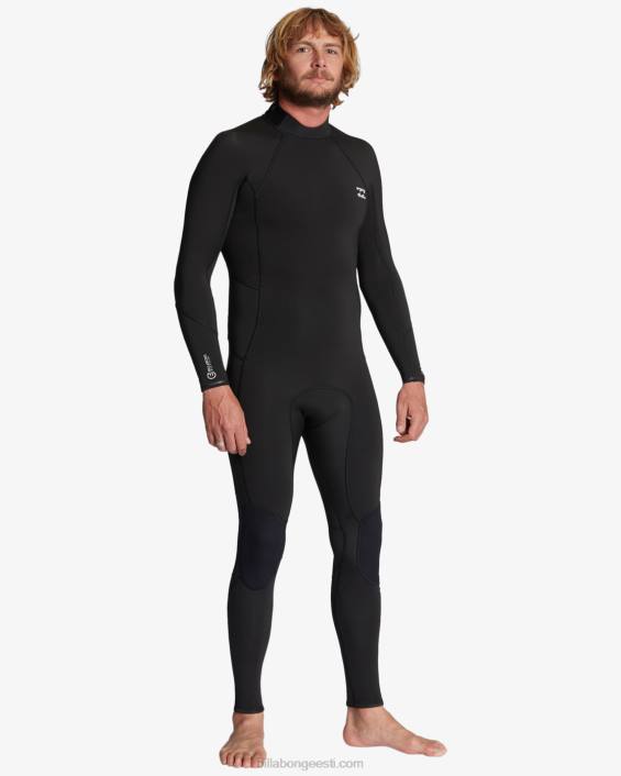 3/2 mm absoluutse seljaga tõmblukuga märgülikond mehed must D28T891 Billabong