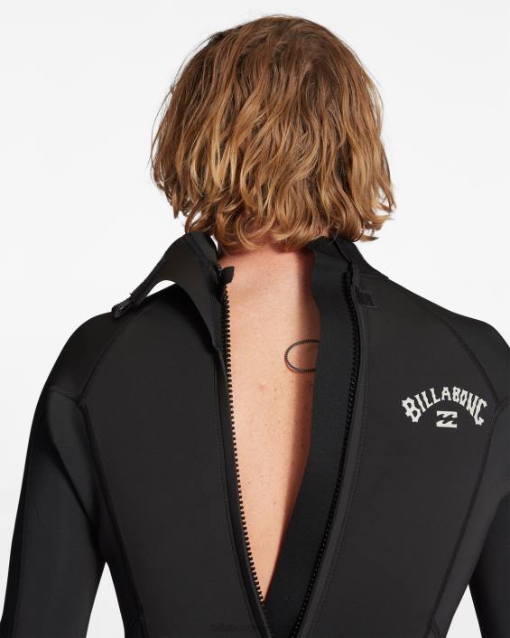 3/2 mm absoluutse seljaga tõmblukuga märgülikond mehed must D28T891 Billabong