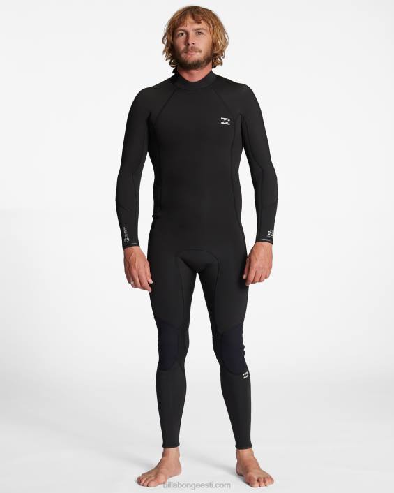 3/2 mm absoluutse seljaga tõmblukuga märgülikond mehed must D28T891 Billabong