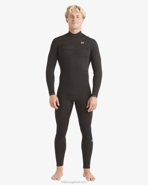 4/3 absoluutse rinna tõmblukuga veeülikond mehed must D28T882 Billabong