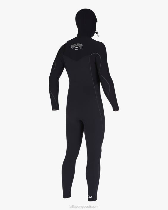 4/3 ahjust koosnev kapuutsiga rinnalukuga täielik veeülikond mehed must D28T879 Billabong