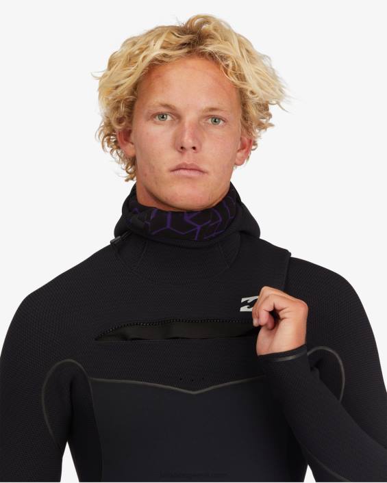 5/4 ahju kapuutsiga tõmblukuga rinnakorv mehed must D28T873 Billabong