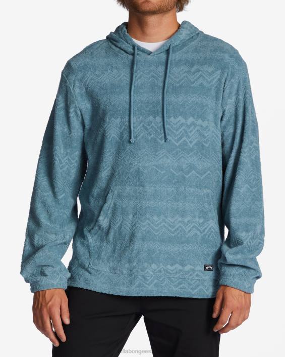 flecker jacquard pullover kapuuts mehed suitsusinine D28T608 Billabong