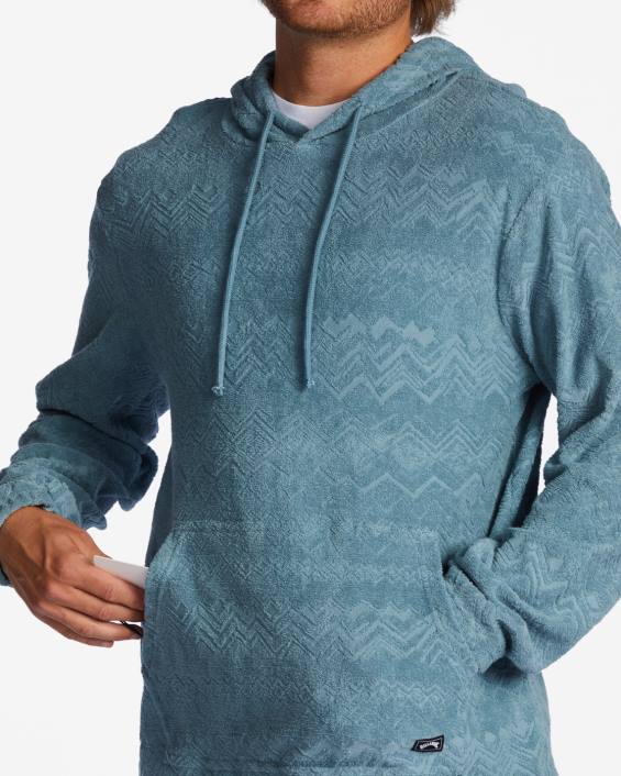 flecker jacquard pullover kapuuts mehed suitsusinine D28T608 Billabong