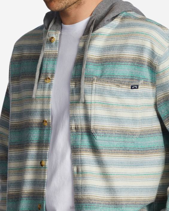 baja kapuutsiga flanellsärk mehed kivi D28T533 Billabong