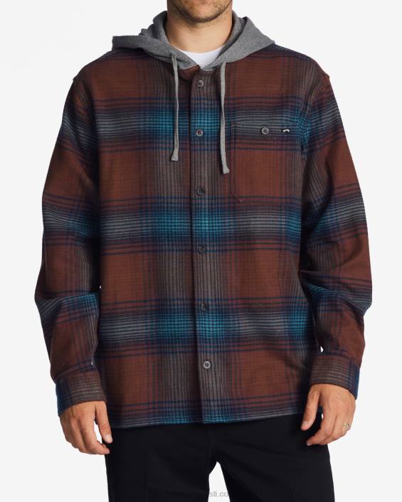 baja kapuutsiga flanellsärk mehed sadamasse D28T618 Billabong