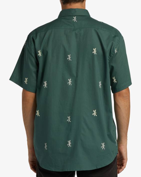 pühapäevane lühikeste varrukatega särk mehed küpress D28T399 Billabong