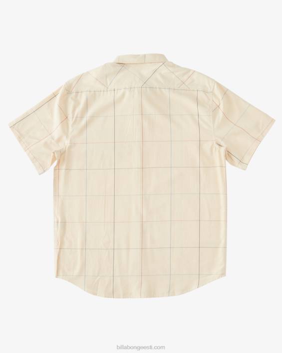 terve päeva ruuduline lühikeste varrukatega särk mehed liiv D28T647 Billabong