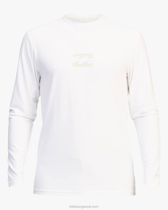 kogu päeva laine lahtiselt pikkade varrukatega surfisärk mehed valge D28T308 Billabong