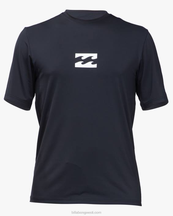 kogu päeva laine lahtiselt sobiv upf 50+ lühikeste varrukatega surfisärk mehed must D28T287 Billabong