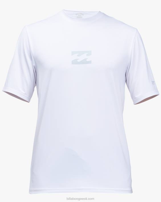 kogu päeva laine lahtiselt sobiv upf 50+ lühikeste varrukatega surfisärk mehed valge D28T283 Billabong