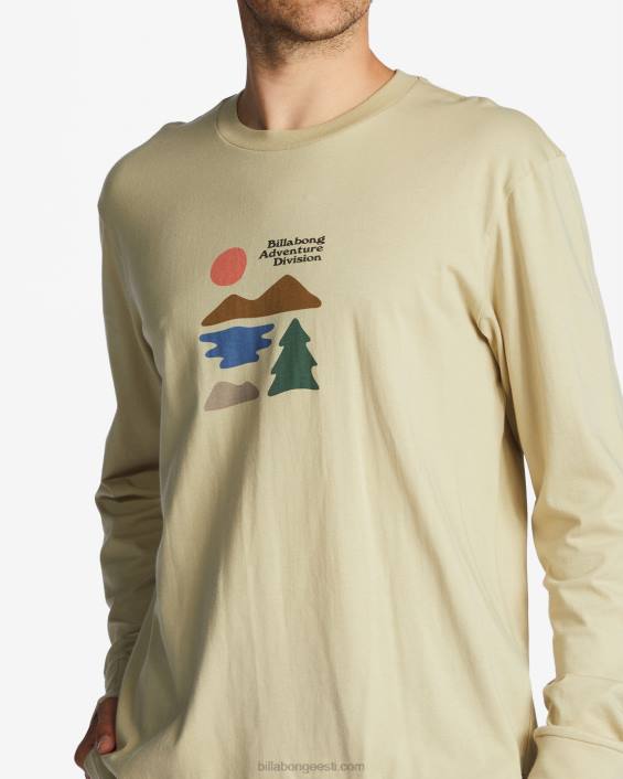 a/div icons pikkade varrukatega T-särk mehed põldkhaki D28T453 Billabong