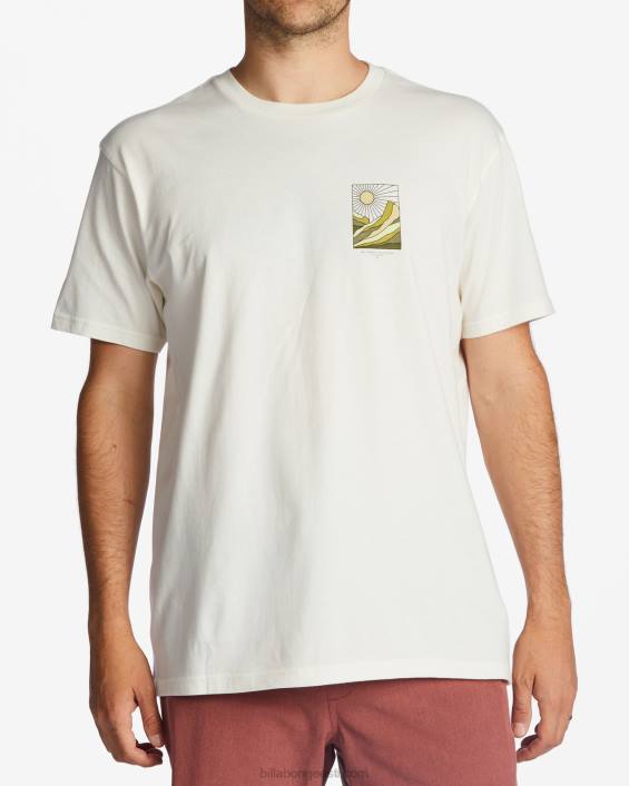 a/div sands lühikeste varrukatega T-särk mehed valkjas D28T480 Billabong