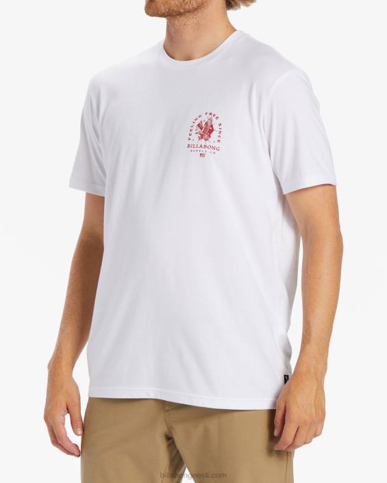 break free t-särk mehed valge D28T376 Billabong