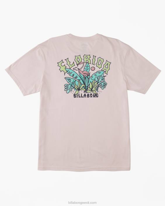 florida kaare t-särk mehed roosa udu D28T420 Billabong