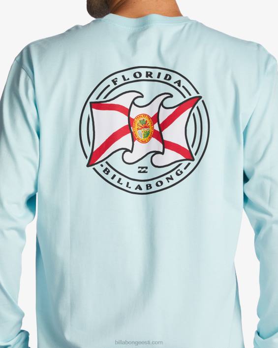 florida salute pikkade varrukatega T-särk mehed rannikuäärne D28T422 Billabong