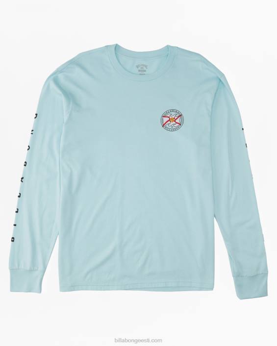 florida salute pikkade varrukatega T-särk mehed rannikuäärne D28T422 Billabong