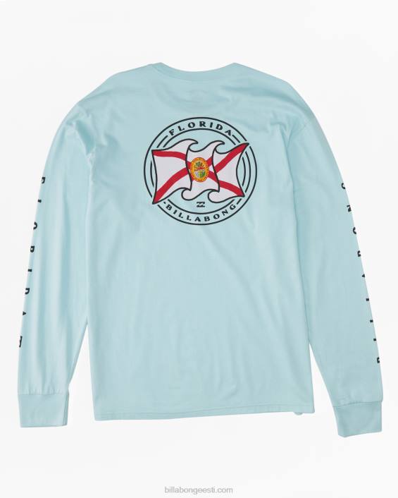 florida salute pikkade varrukatega T-särk mehed rannikuäärne D28T422 Billabong