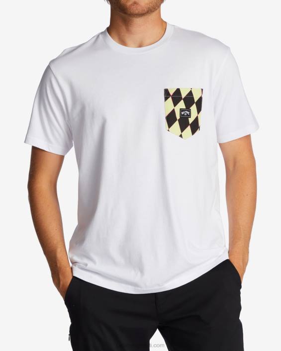 meeskonna tasku t-särk mehed valge D28T560 Billabong