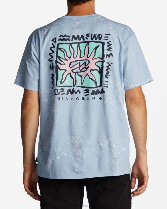 pakendatud t-särki mehed pestud siniseks D28T565 Billabong