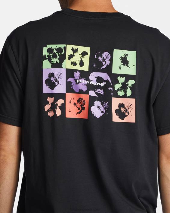 peegeldustega t-särk mehed pestud mustaks D28T389 Billabong