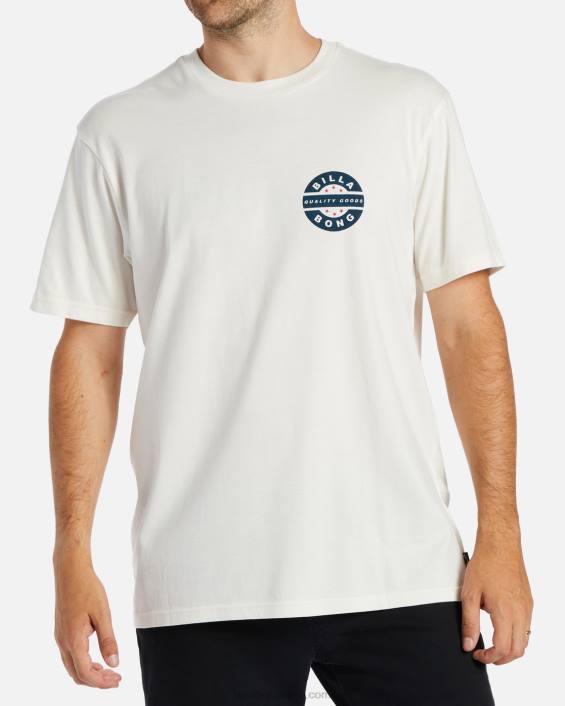 vintage rootor T-särk mehed valkjas D28T357 Billabong