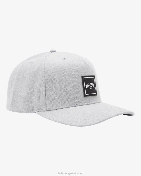 virnastatud snapback müts mehed hall kanarbik D28T826 Billabong