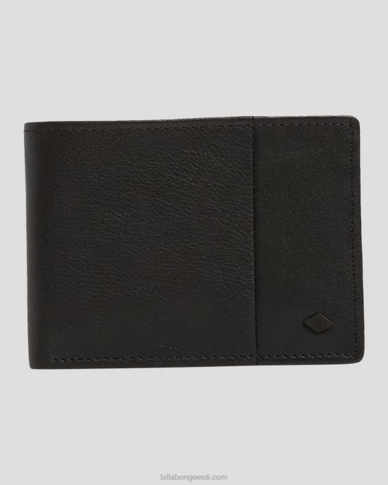 kesklinna õhukese joonega kahekordne rahakott mehed must tera D28T841 Billabong