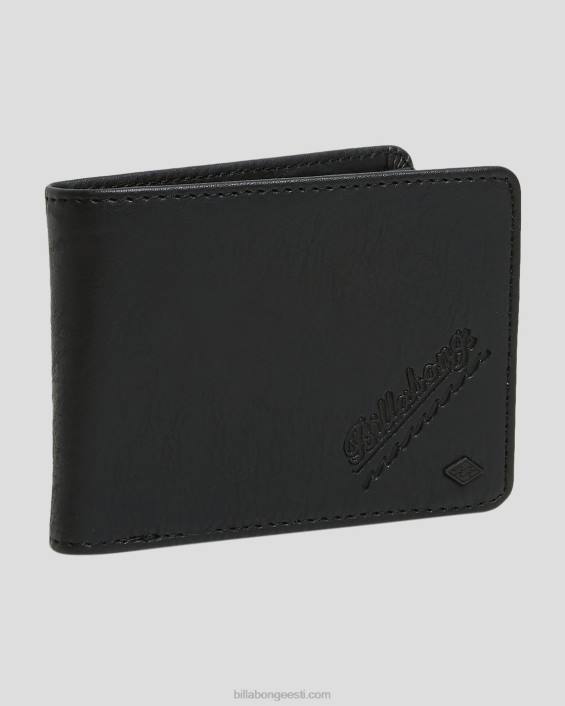 rivistama ümberpööratav kahekordne rahakott mehed must D28T842 Billabong